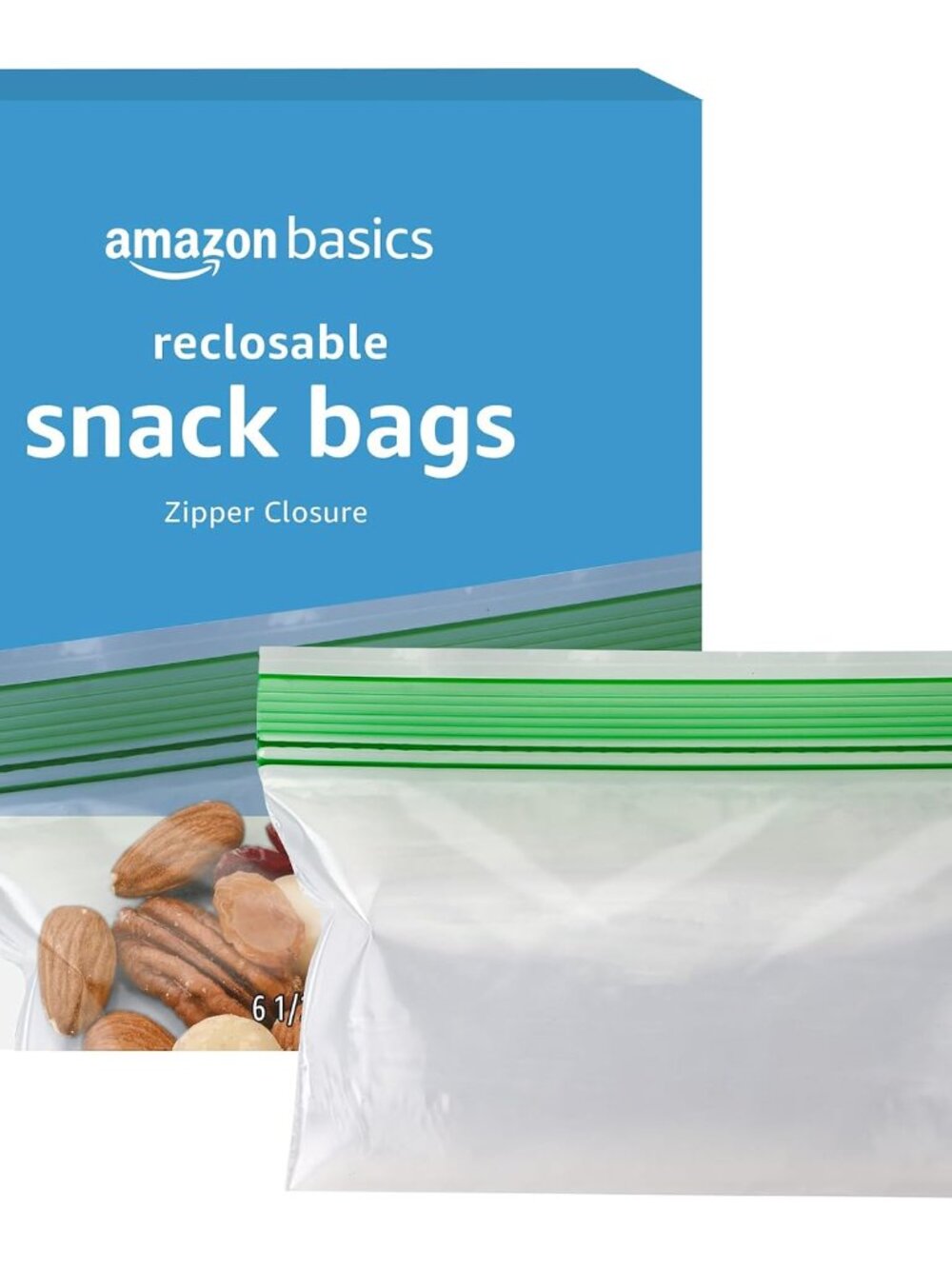 Reclosable Food Storage Snack Bags, 300 Count